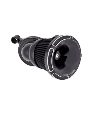 Arlen Ness, Beveled Velocity 65°/90° air cleaner cover. Blk All Arlen Ness Velocity 65° or 90° air cleaners