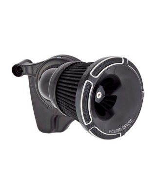 Arlen Ness, Beveled Velocity 65°/90° air cleaner cover. Blk All Arlen Ness Velocity 65° or 90° air cleaners
