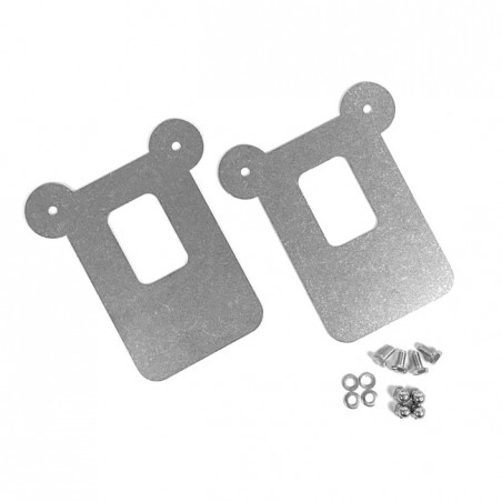 Westland Customs - Supports de garde-boue avant - Applications customs - Aluminium brut - Westland Customs