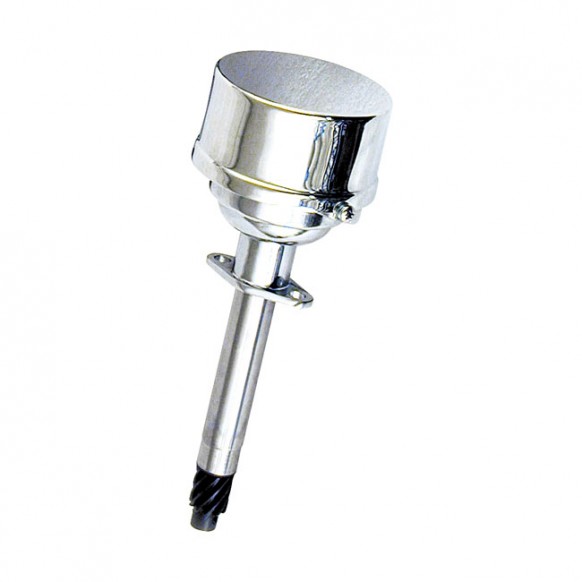 Big Twin ignition distributor. 2-hole. Chrome 36-65 B.T.(NU)