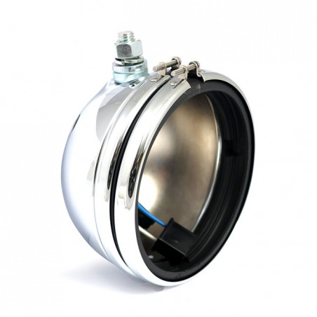 mcs - Cuvelage de phare - 5.75" de diamètre - Harley-Davidson FX, FXR & Sportster XL de 1975 à 1989 - Chrome - MCS