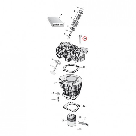 gardner-wescott - Head bolt kit12-point - GARDNER-WESTCOTT