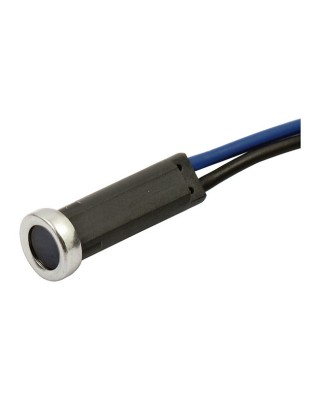 LED INDICATOR LIGHT BLUE LENS