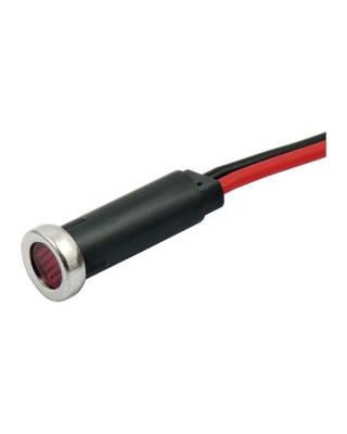 LED INDICATOR LIGHT RED LENS