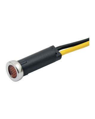 LED INDICATOR LIGHT AMBER LENS