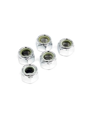 gardner-wescott - Écrous frein 6 pans nylon - 10/32" - Chrome - Pack de 5 - GARDNER-WESTCOTT
