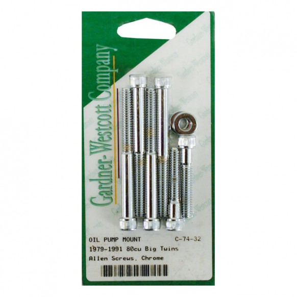 gardner-wescott - Kit vis allen pompe à huile big twin 1979-1991 - GARDNER-WESTCOTT