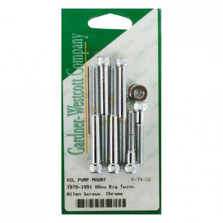 gardner-wescott - Kit vis allen pompe à huile big twin 1979-1991 - GARDNER-WESTCOTT