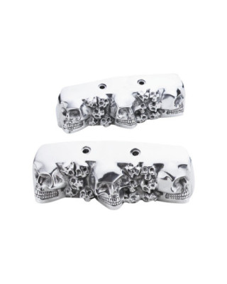Skull Rocker Box Cover Chrome