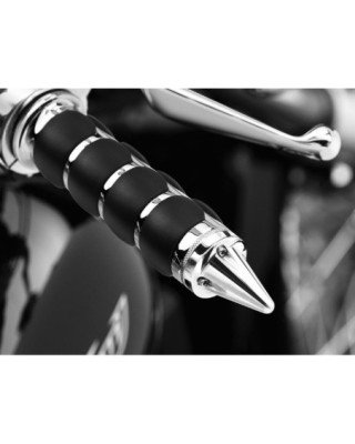 Stiletto Grip End Caps Chrome