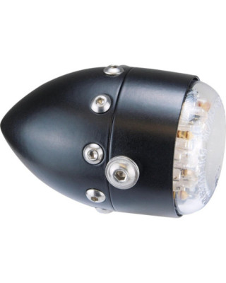 Luz trasera LED retro negra...