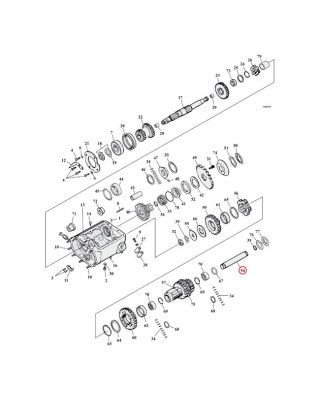 ANDREWS COUNTERSHAFT 37-E76 FL, FX(NU)
