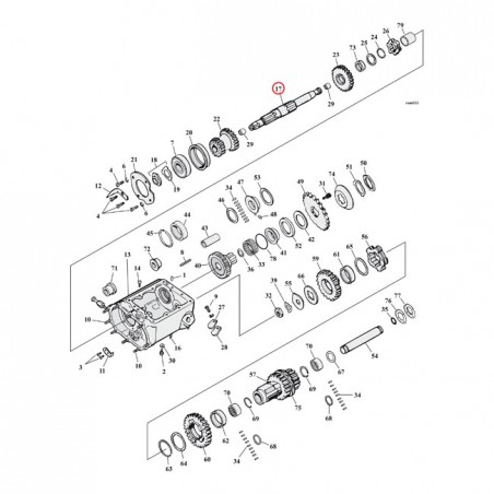 ANDREWS MAINSHAFT 70-E84 FL, FX(NU)