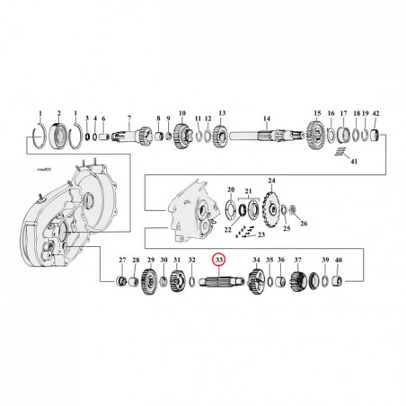 ANDREWS COUNTERSHAFT 58-E84 XL(NU)