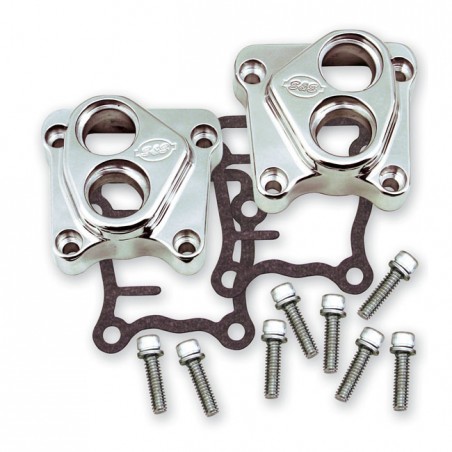 S&S, Twin Cam tappet cover set. Polished 99-17 Twin Cam (NU)