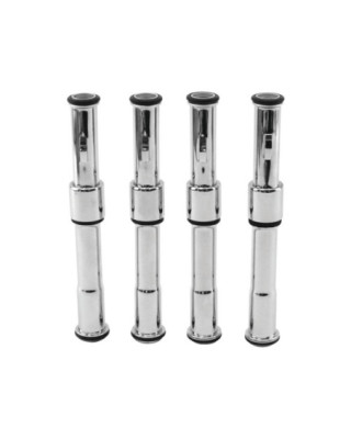 Pushrod Cover Kit Chrome