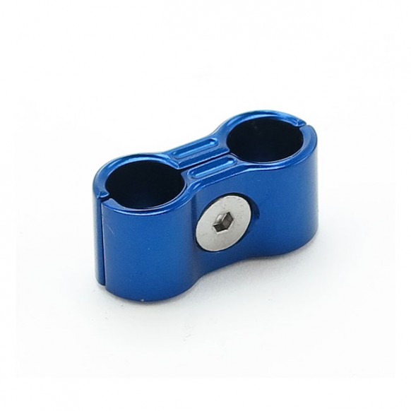 mcs - Colliers de câbles de bougie - 8 mm - Aluminium - Bleu - MCS