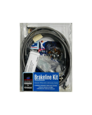 Front Brake Line Kit DOT +2"