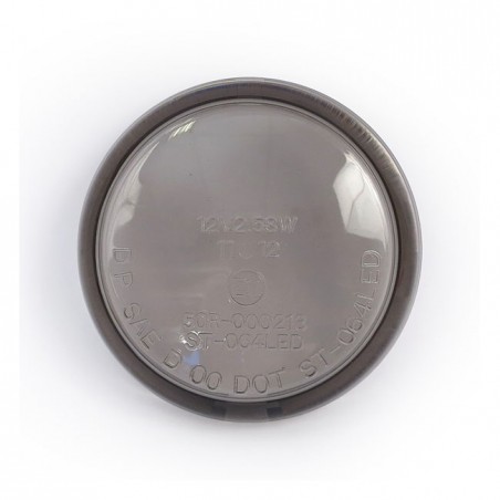 mcs - Lentille de clignotant - Homologué ECE - Harley-Davidson V-Rod de 2002 à 2017 - Fumé - MCS