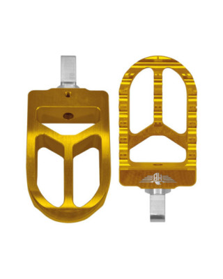 MX V2 Foot Pegs Gold Anodized