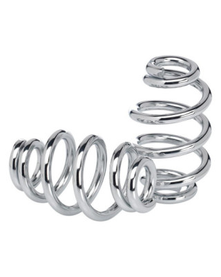 Barrel Seat Spring Chrome 3"