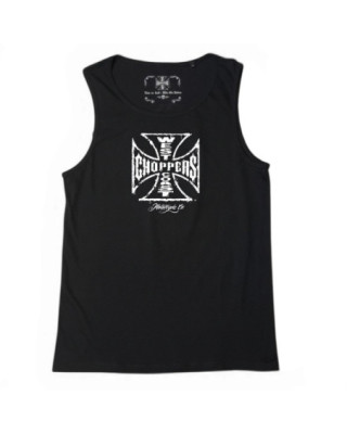 WCC Worn Cross tanktop black