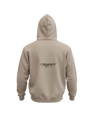 WCC Embossed hoodie stone
