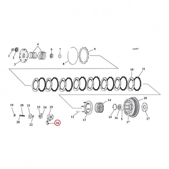 COUPLING, CLUTCH CABLE 71-E84 XL(NU)