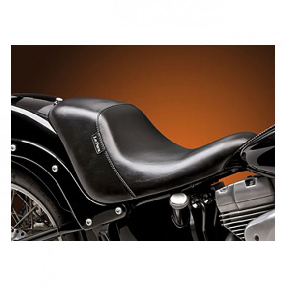 le pera - Selle solo Bare Bones Smooth Up-Front - Harley-Davidson Softail Deuce de 2000 à 2007 - Noir - LE PERA