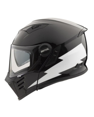 Casque sombre Simpson enflammé