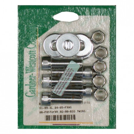 gardner-wescott - Kit fixation poulie arriere gardner-westcott - GARDNER-WESTCOTT