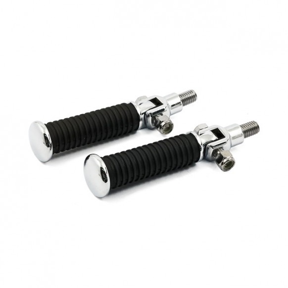 mcs - Kit de repositionnement de repose-pieds passager - Harley-Davidson Softail de 1984 à 1999 - Chrome - MCS