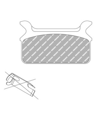 Ferodo, brake pads. Organic...