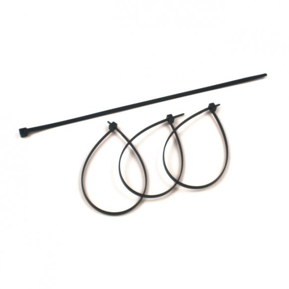 mcs - Colliers autobloquants - 27,5 cm de long - Noir - MCS