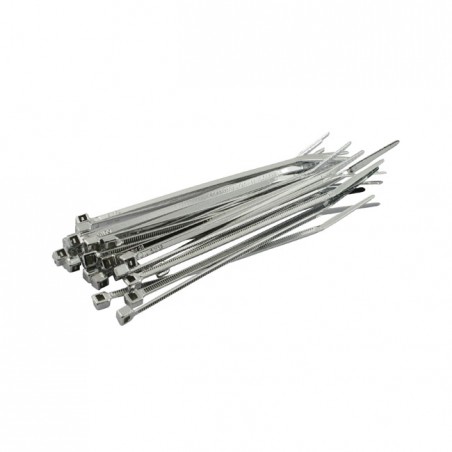 mcs - Serre-câbles - 8" de long - Chrome- Pack de 25 - MCS