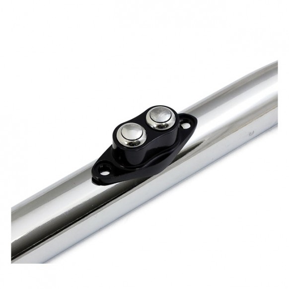 mcs - Interrupteur - 2 boutons - 12V - Universel - Noir - MCS
