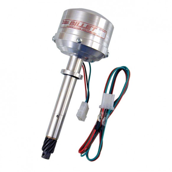 Mallory, 12V billet distributor for OHV Big Twin 36-69 B.T. (excl. Flatheads) with 12V electrical system (NU)