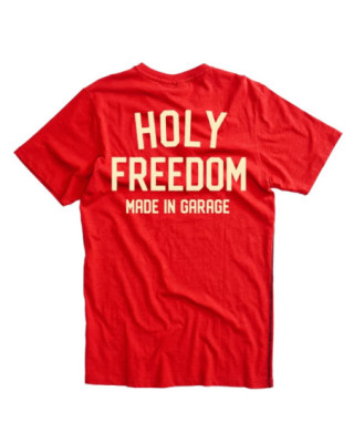 Holy Freedom Crew t-shirt red