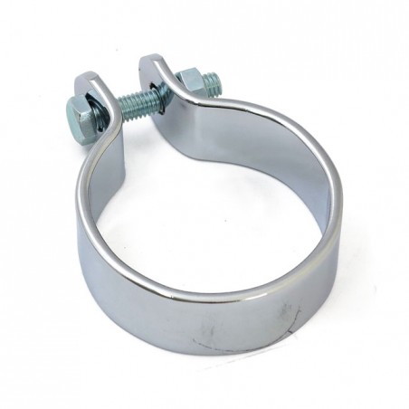 Muffler middle clamp 1-3/4" chrome Universal