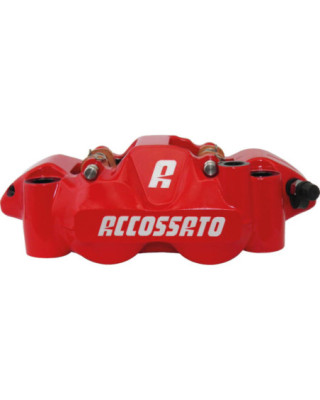 Radial Forged Monobloc Calipers Sintered Pads Powdwer Coated Red Forged Aluminium Front Right