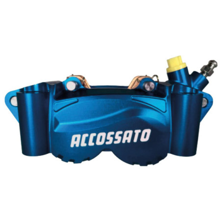 Radial Billet 2-Piece Calipers Sintered Pads Blue Anodized Billet Aluminium Front Right