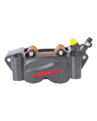 Radial Billet 2-Piece Calipers Sintered Pads Gray Anodized Billet Aluminium Front Right