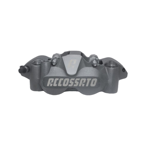 Radial Forged Monobloc Calipers Carbon Ceramic Pads Anthracite Anodized Forged Aluminium Front Left