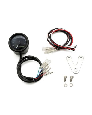 mcs - Compteur de vitesse Velona - 48mm - 200 KMH - Noir - MCS
