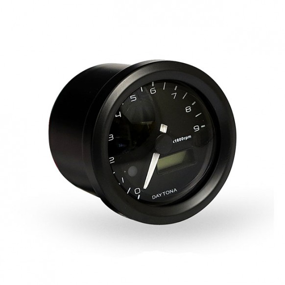 mcs - Compte-tours Velona - 48mm - 15000 RPM - Noir - MCS
