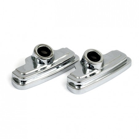 Evo spark plug & head bolt cover kit. Chrome 86-99 Evo B.T. (NU)