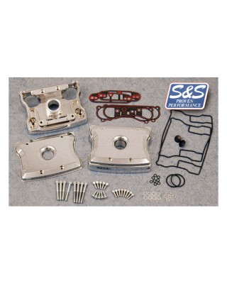 S&S, billet rocker cover kit. Chrome 84-99 Evo B.T. 86-03 Evo XL (NU)