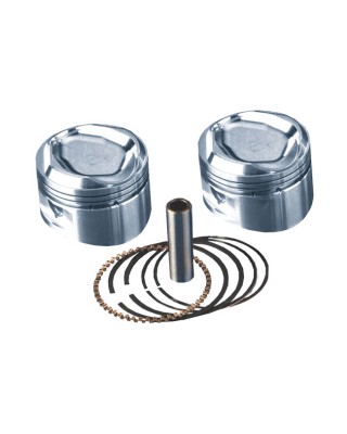 s&s - Kit de pistons - Alésage de 3-5/8" - Taille OEM + 0.040" - Harley-Davidson avec moteur Evo de 1984 à 1999 avec culasses