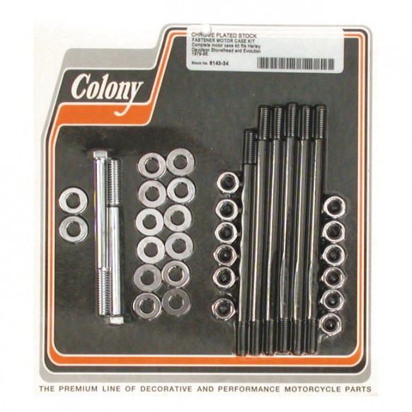 COLONY CRANKCASE BOLT KIT 79-95 B.T.(NU)
