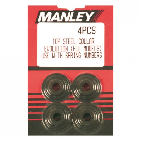 manley - Cuvettes de ressort de soupape supérieure - Harley-Davidson Big Twin de 1984 à 2004 & Sportster XL de 1986 à 2003 -